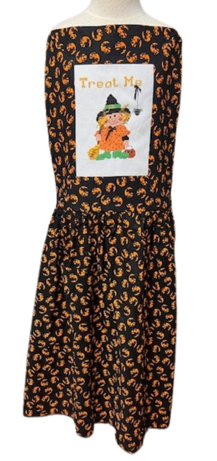 Doll Clothes Superstore Bib Apron Kitchen Or Restaurant Adjustable Neck Waist Strap Halloween Print