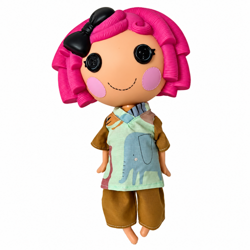 Handmade Zoo Print Shirt and Pants Outfit for Lalaloopsy Dolls