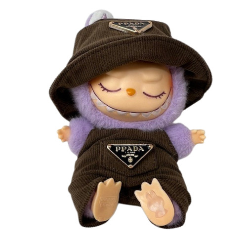 Doll Clothes Superstore Brown Corduroy Overall Set for 17.5 Labubu Dolls Doll Clothes Superstore Brown Corduroy Overall Set for 17.5 Labubu Dolls