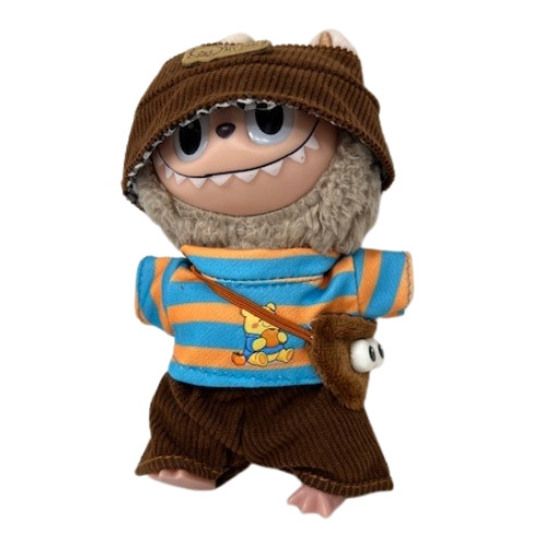 My Bear Four-Piece Pooh Outfit for 17.5 Labubu Dolls