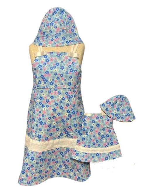 Matching Girls and Doll Clothes Dress And  Hat Size 4