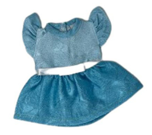 Blue Sparkle Dress Fits 12 Inch Baby Alive And Little Baby Dolls