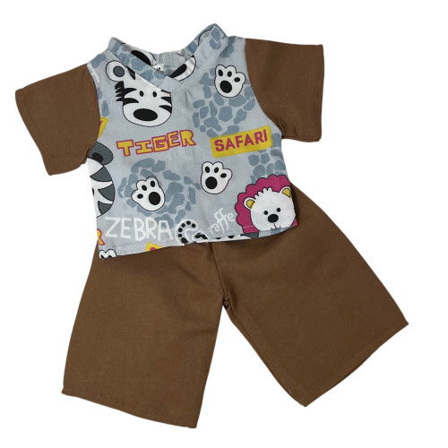 Safari Themed Outfit for Boy and Girl Cabbage Patch Kid Dolls