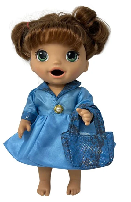Doll Clothes Superstore Coat And Purse Fits 12 Inch Baby Alive And Little Baby Dolls