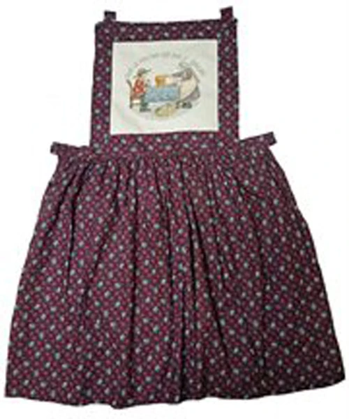 Bib Apron Kitchen Or Restaurant Adjustable Neck Waist Straps Thanks For Daily Bread Motif