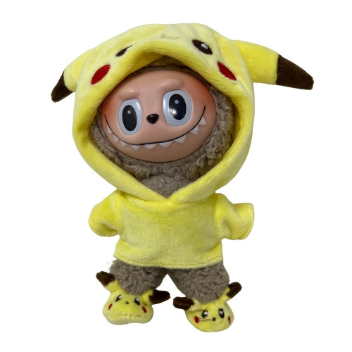  Pikachu outfit fit 17.5cm Collectable Doll to Showoff Unique Personality in a Fun Outfit