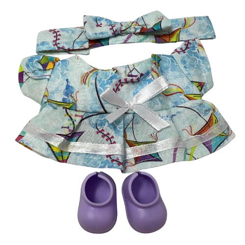 Whimsical Kite Dress for 17.5cm Labubu Dolls
