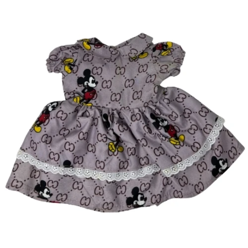 Cute Mouse-Themed Dress for 18-Inch Dolls 
