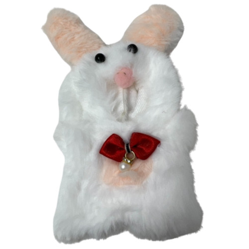 Adorable White Bunny Costume Outfit for 17.5cm Labubu Doll