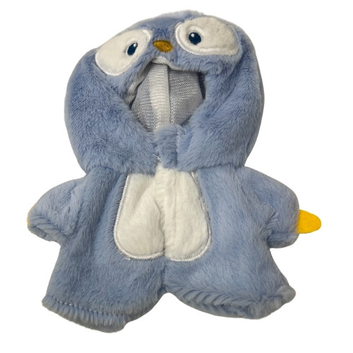 Fuzzy Blue Chick Outfit for 17.5cm Labubu Dolls