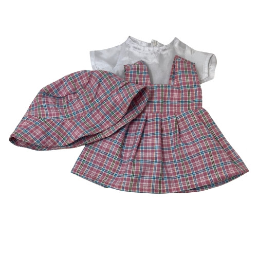 Pastel School Jumper Outfit with Hat for 14-Inch Baby Alive & Little Baby Dolls