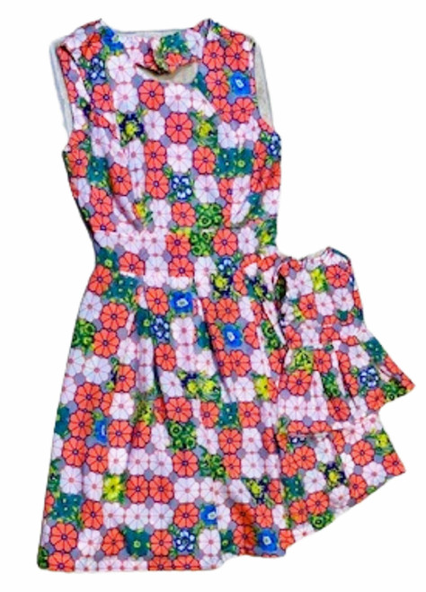 Doll Clothes Superstore Size 12 Matching Girl And Doll Flower Dresses
