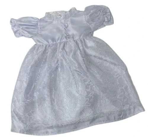 Silk Wedding Dress -Lace Skirt & Matching Veil Fits Cabbage Patch Kid Dolls