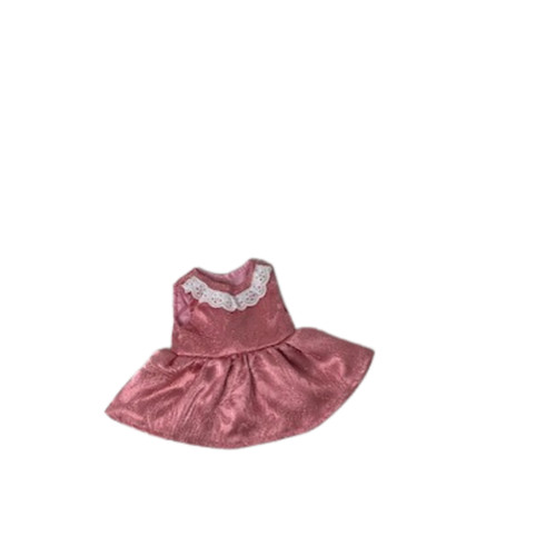 Pink Glitter Brocade Dress Fits 12 Inch Baby Alive And Little Baby Dolls