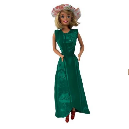 Kelly Green Gala Dress Set for 11.5 Fashion Dolls