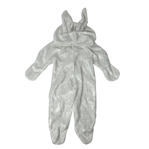 White Velvet Bunny Costume for 18 Inch Dolls