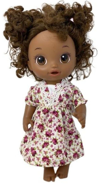 Rose Dress Fits Some Baby Alive And Little Baby Dolls
