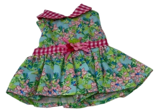 Pink Flowers An Checks Fit 12 Inch Baby Alive And Little Baby Dolls