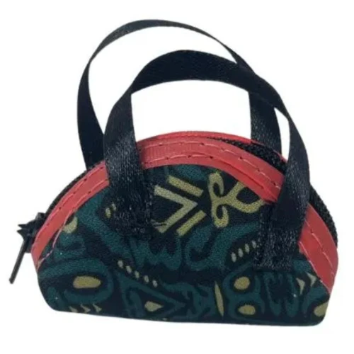 Handmade Batik Duffle Bag for 11.5 & 12 Inch Fashion Dolls | Travel Bag Accessory