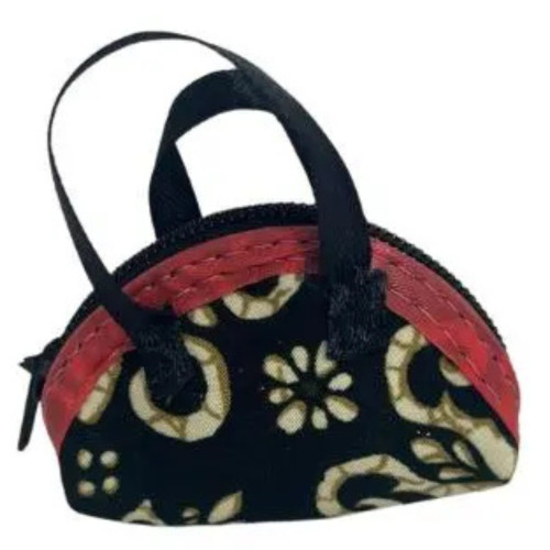Handmade Batik Duffle Bag for 11.5 & 12 Inch Fashion Dolls | Travel Bag Accessory