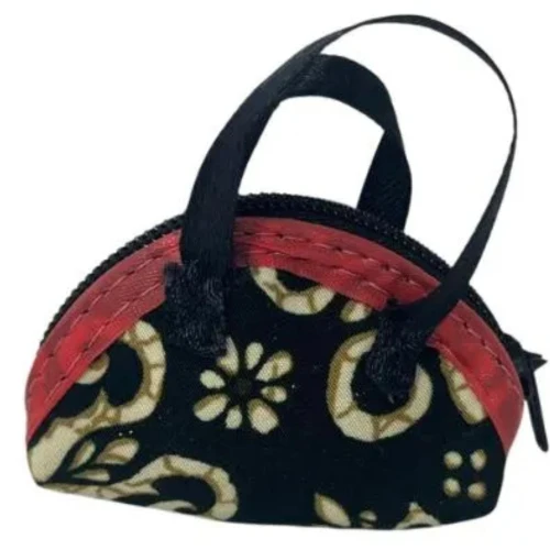 Handmade Batik Duffle Bag for 11.5 & 12 Inch Fashion Dolls | Travel Bag Accessory
