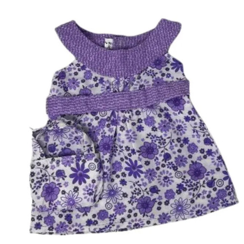 Lavender Floral Sundress with Purse for 18 Inch Girl Dolls – Minor Flaw Sale
