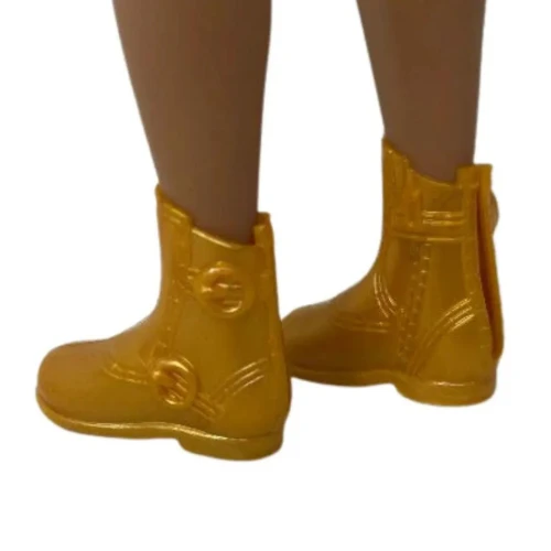 Yellow Boots for 12 Inch Male Dolls | Ken & GI Joe Doll Shoes