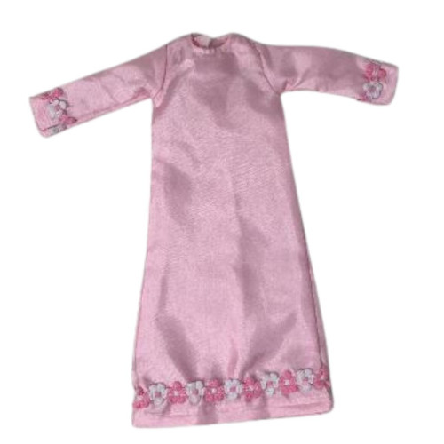 Pink Faux Silk Nightgown for 11.5 Inch Fashion Dolls