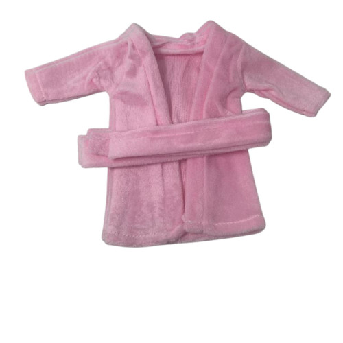 Pink Floral Bathrobe for 11.5 Inch Fashion Dolls