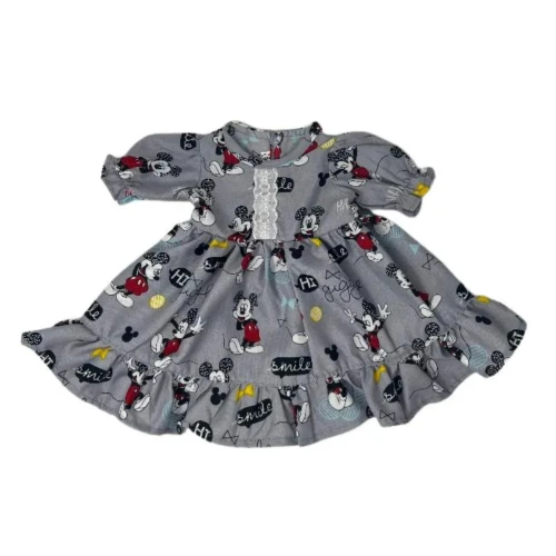 Mouse Print Dress for 15 Inch Cabbage Patch and Baby Dolls