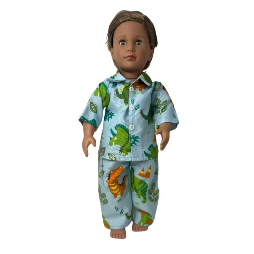 Dinosaur Pajamas for 18 Inch Boy & Girl Dolls
