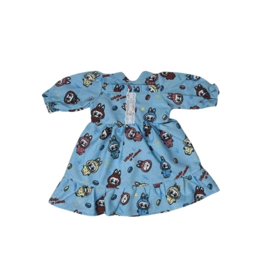 Cartoon Print Nightgown for 15 Inch Baby Dolls