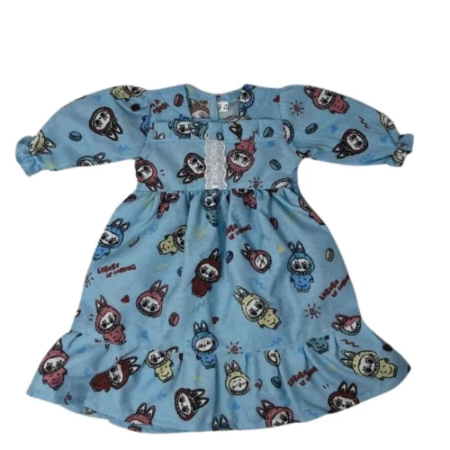 Monster Print Nightgown & Dress for 18" Dolls — American Girl, Our Generation, My Life