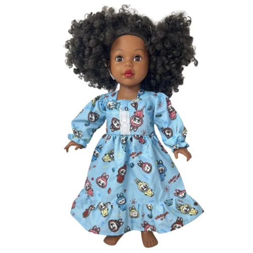 Monster Print Nightgown & Dress for 18" Dolls — American Girl, Our Generation, My Life