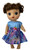 Doll Clothes Superstore Blue Purple Splash Dress Fits 14 Inch Baby Alive And Little Baby Dolls