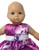 Fuchsia Print Dress Fits 15-16 Inch Baby Dolls