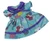 Blue Kitten Print Dress Fits 12 Inch Baby Alive And Little Baby Dolls