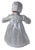 Christening Baptism Communion Dress with Hat Fits 15 inch Baby Dolls