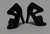 Doll Clothes Superstore Black Heels With Lots Of Straps For 11 1/2 Inch Fashion Dolls Like Barbie
