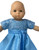 Doll Clothes Superstore Blue Party Dress Fits 15-16 Inch Baby Dolls and Cabbage Patch Kid dolls.