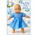 Blue Party Dress Fits 15-16 Inch Baby Dolls and Cabbage Patch Kid dolls.
