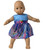 Doll Clothes Superstore Blue Splash Dress Fits 15-16 Inch Baby Dolls