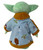 Mandalorian Yoda The Child Star Wars Light Blue Robe With Star Wars Character Print