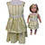 Doll Clothes Superstore Size 5 Matching Girl And Doll Yellow Ruffle Dresses