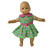 Doll Clothes Superstore Flowers And Check Dress Fits 15 Inch Baby Dolls