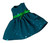 Blue Sequin Dress Fits Lalaloopsy Dolls