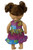 Butterflies on Multi Color Print Fits Some Baby Alive And Little Baby Dolls