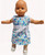 Versatile Blue Aline Dress Fit 18 Inch Girl Baby and Cabbage Patch Kid Doll