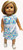 Versatile Blue Aline Dress Fit 18 Inch Girl Baby and Cabbage Patch Kid Doll