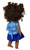 Two Tone Blue Dress Fits 12 Inch Baby Alive And Little Baby Dolls